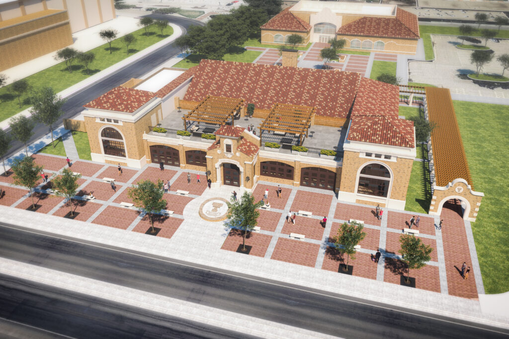 Texas Tech Alumni Center Aerial